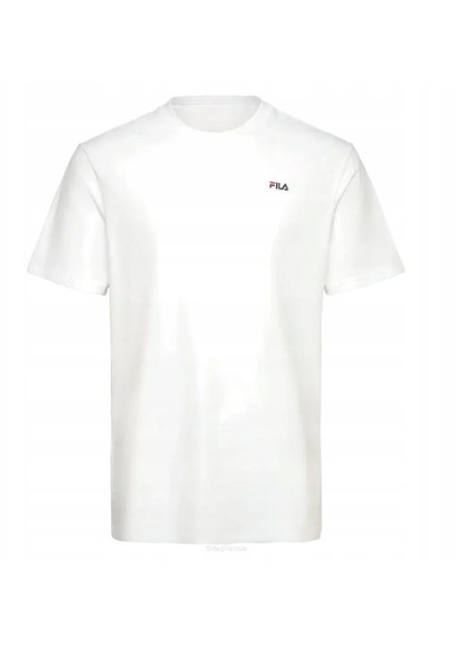 Tricou tenis baieti Fila, alb, material usor, croiala sportiva, 122 CM