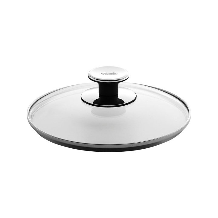Capac sticla Fissler 20 cm, ergonomic, lavabil in masina de spalat vase