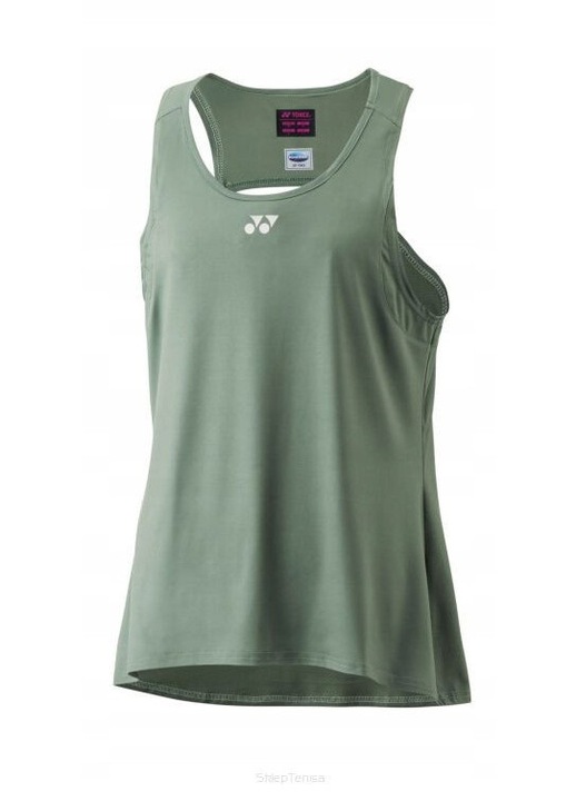 Maiou tenis Yonex Practice, verde, material elastic, uscare rapida, pentru femei, poliester/poliuretan, S INTL