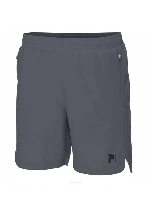 Спортни къси панталони Fila, модел Constantin Kids, графит, полиестер, еластична талия, 128-140 CM
