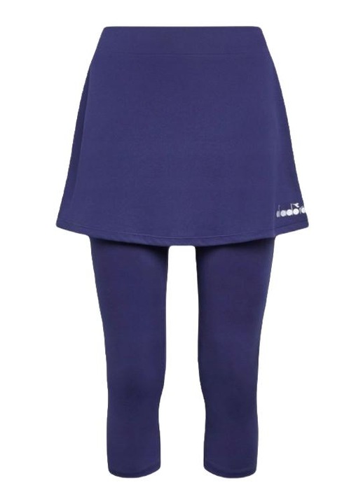 Дамска спортна пола Diadora Power Skirt, тъмносиня, с клин, полиестер, XS INTL