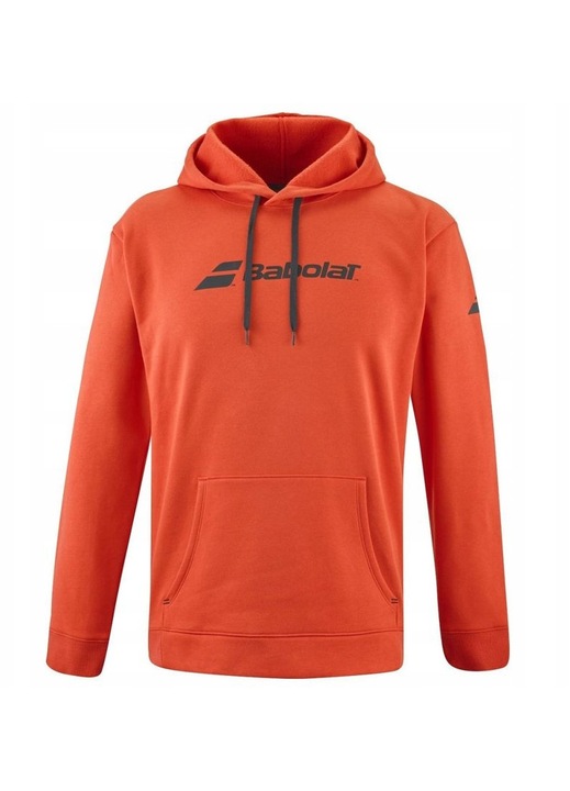 Hanorac sport Babolat, model Exercise Hood, portocaliu, material confortabil