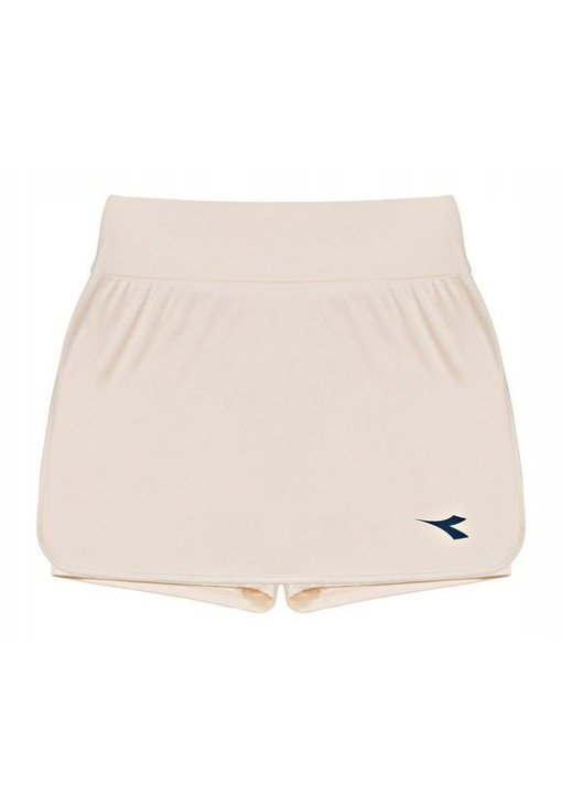 Спортна пола Diadora, модел L. Skirt Core, бяла, лека материя