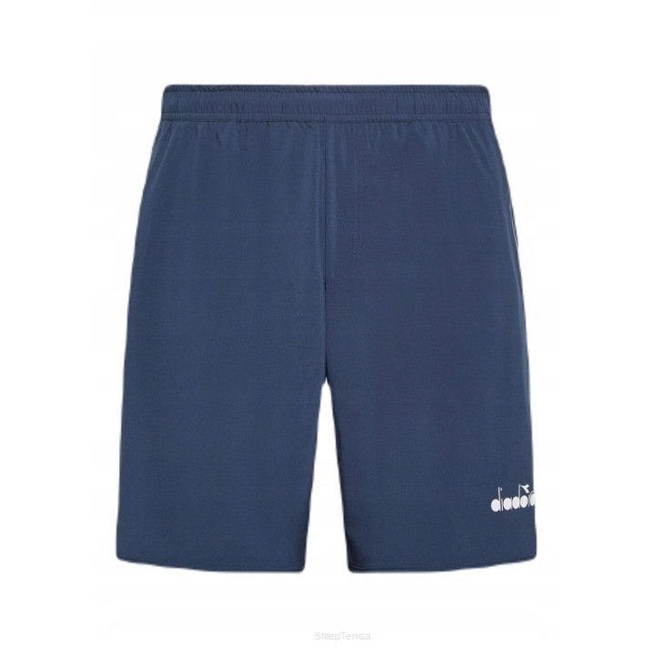 Pantaloni scurti sport barbati, Diadora, bleumarin, poliester/elastan, 2XL INTL