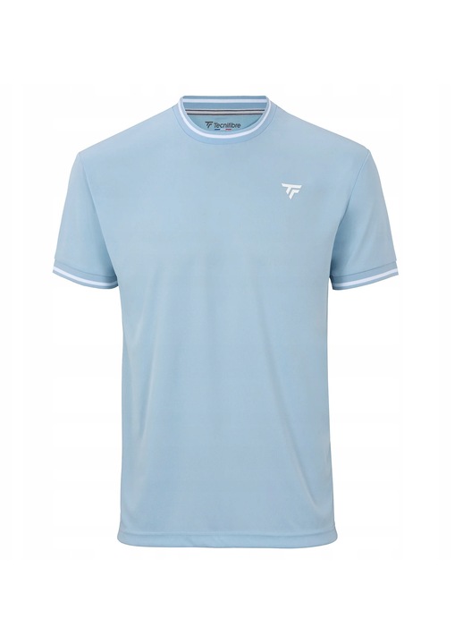 Спортна тениска за деца Tecnifibre Team Tech Tee, синя, техническа материя, 116-122 CM