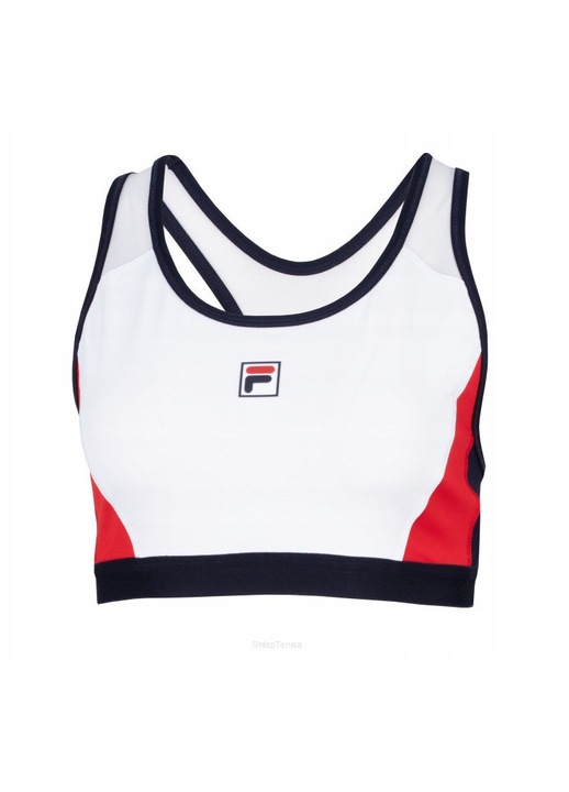 Bustiera sport Fila, model Yuna, multicolor, material elastic, pentru tenis