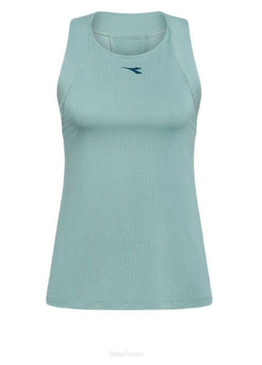 Maiou de tenis Diadora, Tank Icon, verde, poliester-elastan, pentru femei