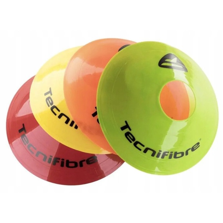 Комплект 8 конуса Tecnifibre, многоцветни