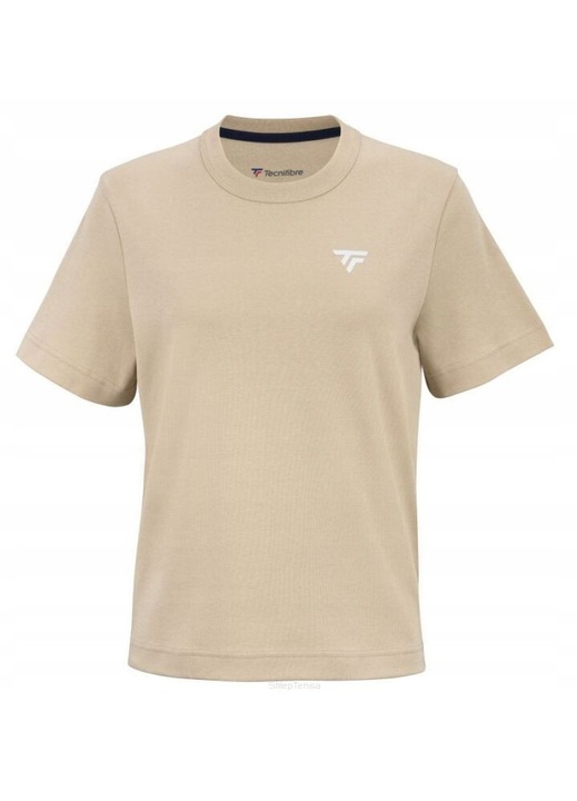 Tricou dama Tecnifibre Graphic Tee, bej, L INTL