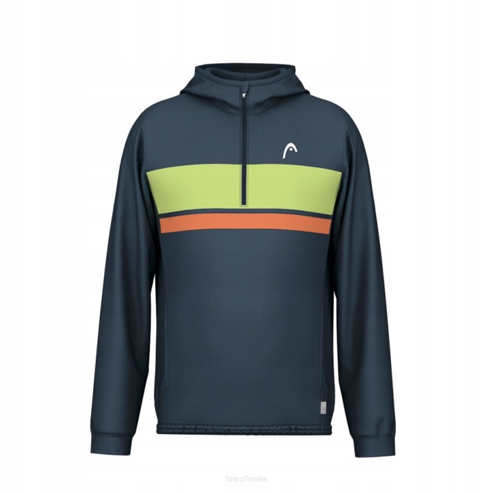 Hanorac barbati Head Topspin, bleumarin, poliester, cu fermoar