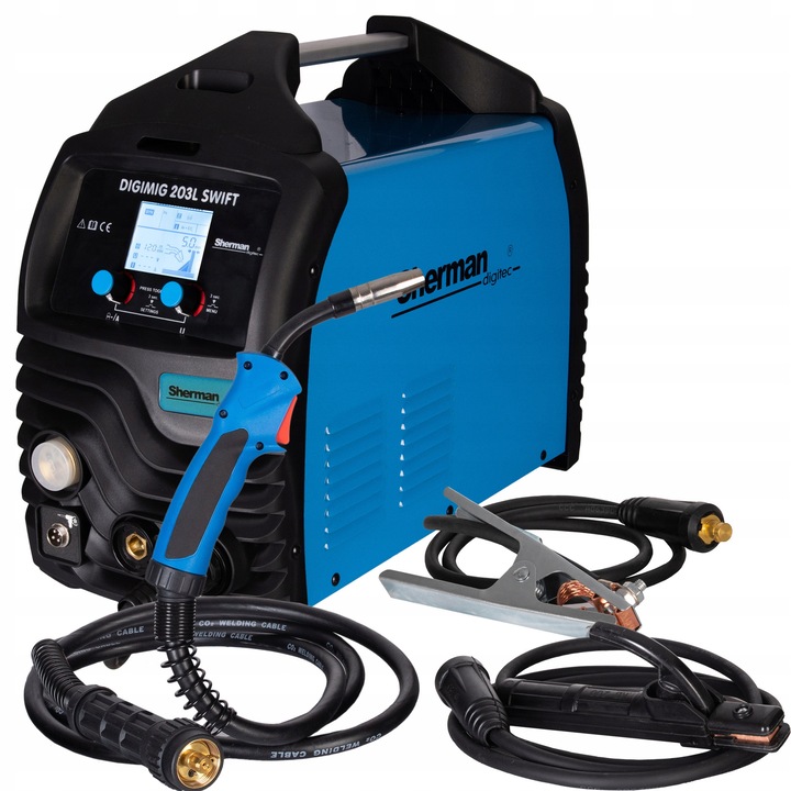 Spaware MIG/MAG DIGIMIG 203L SWIFT, Magnum, 200A, LCD, 230V, set complet