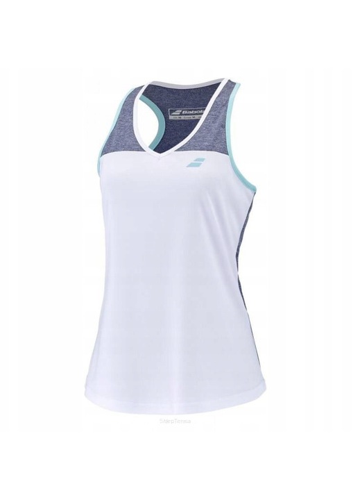 Maiou sport dama Babolat Play, multicolor, poliester, fara maneci, tehnologie Fiber Dry