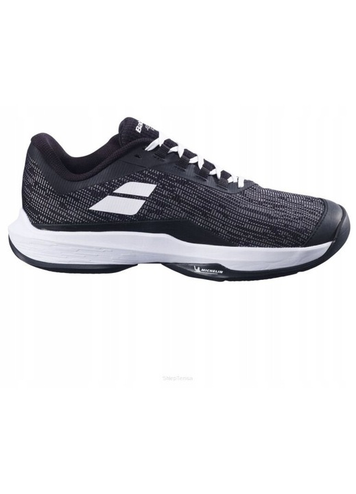 Pantofi sport barbati Babolat Jet Tere 2, negru, talpa pentru zgura, constructie usoara, respirabila, 44 EU