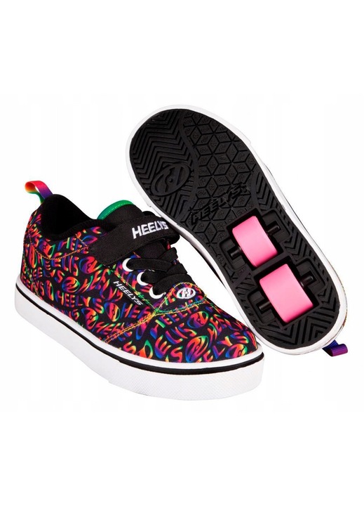 Pantofi copii Heelys, adidasi cu roti, negru, pentru fete si baieti, 32 EU