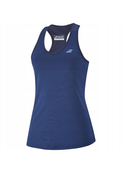 Maiou sport Babolat Play, bleumarin, poliester, fara maneci, pentru femei, S INTL
