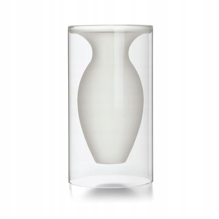 Vaza Esmeralda, 23,5x13cm, transparent, Philippi