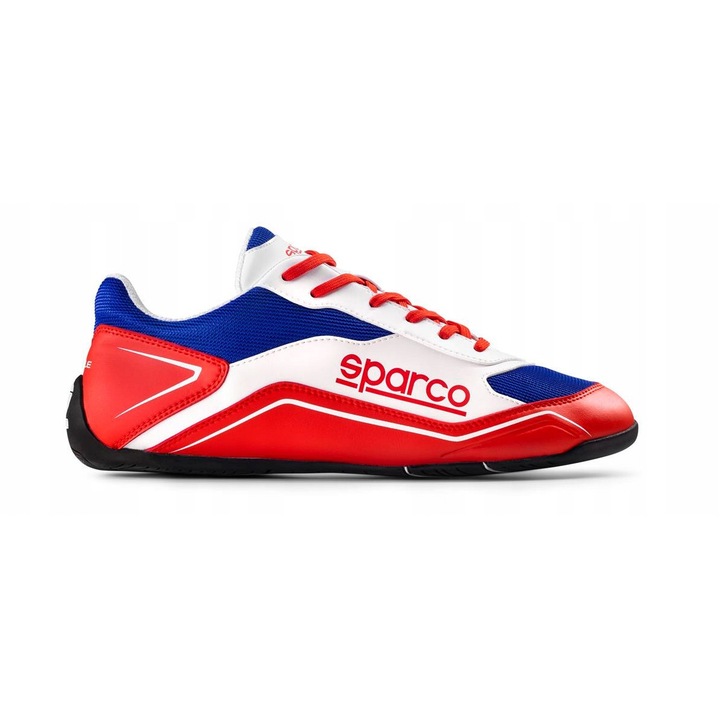 Sparco S-Pole motoros cipő, 37, piros, csúszásmentes