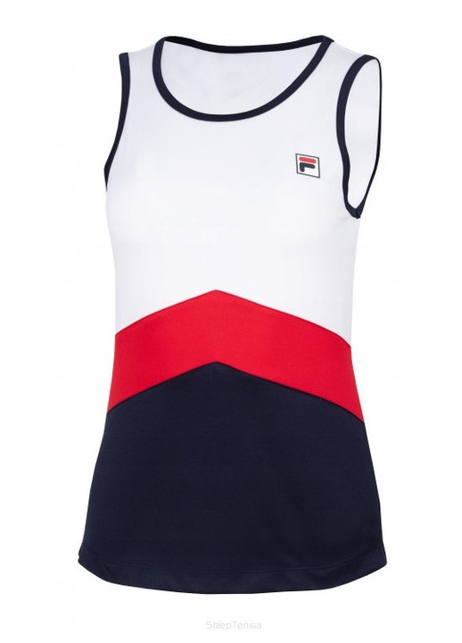 Maiou de tenis Fila Cleo, multicolor, poliester respirabil, pentru femei
