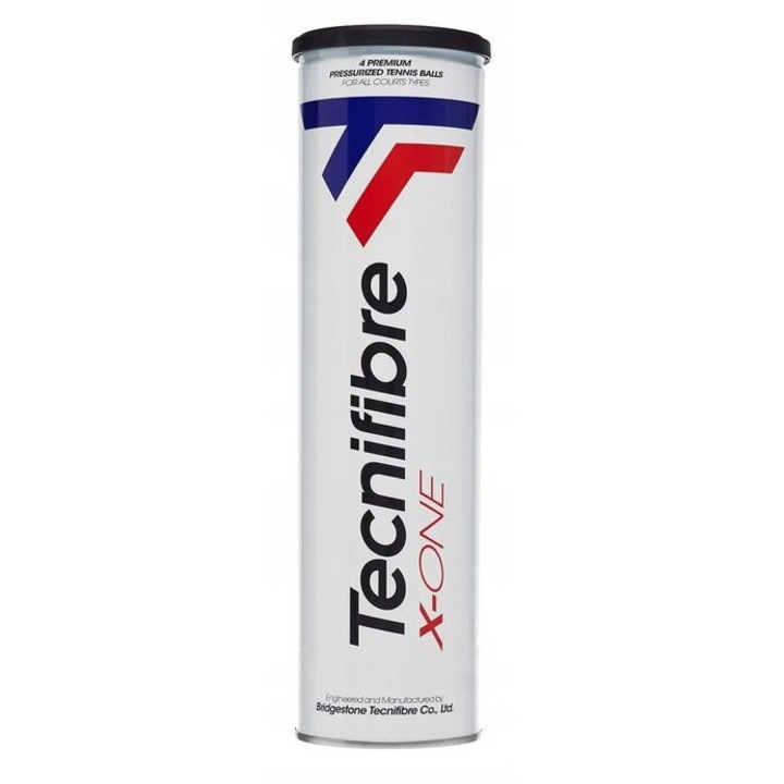 Set mingi tenis Tecnifibre X-ONE, 4 bucati, tehnologie X D-Core, pentru toate suprafetele