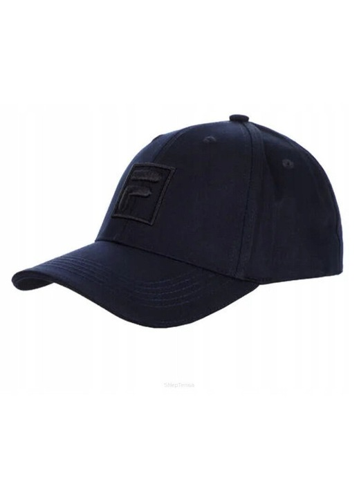 Тенис шапка Fila Forze, памучна, синя, регулируема, с вентилация