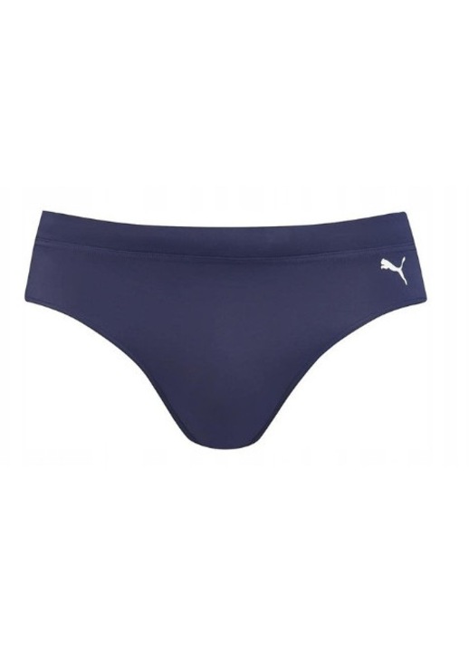 Férfi fürdőruha, Puma, rövid szabású alsó, sötétkék, rugalmas anyag, XS INTL