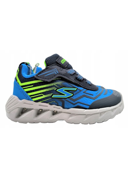 Pantofi interactivi copii Skechers, model Maver, multicolor, tesatura, inchidere Velcro, 22 EU