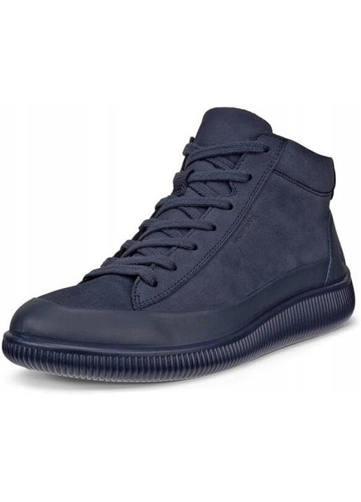 Ghete dama Ecco Soft Zero, piele, albastru, 41 EU