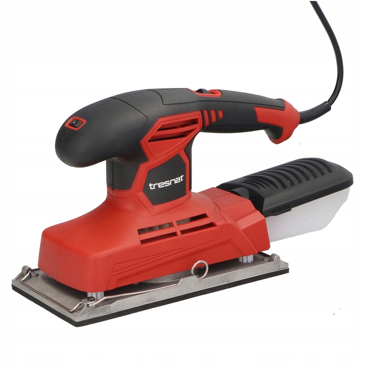 Tresnar 300W oszcillációs csiszoló, 230x115mm, 6000-12000rpm, porgyűjtővel és csiszolópapírral