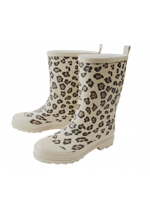 Cizme dama, izolate, de lucru, bej, leopard, 40 EU