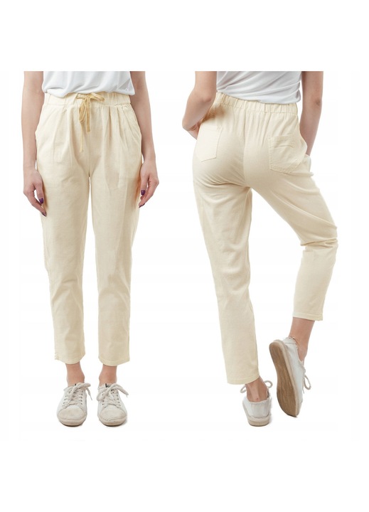 Pantaloni dama, Megitarnow, subtiri, aerisiti, bumbac, vara