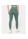 Colanti sport dama Carpatree Allure, talie inalta, verde, pentru fitness