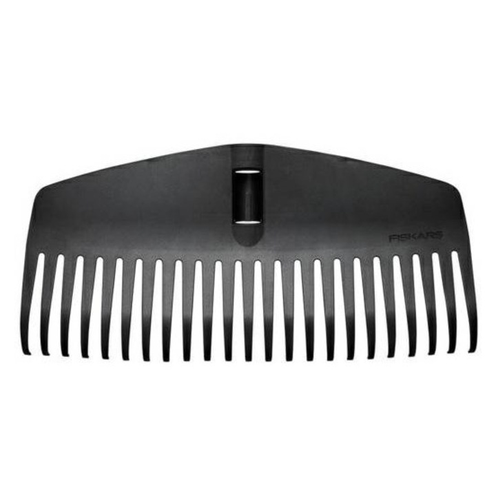 Fiskars Solid gereblyefej, 23 ívelt fog, strapabíró, levelekhez, 30x15cm