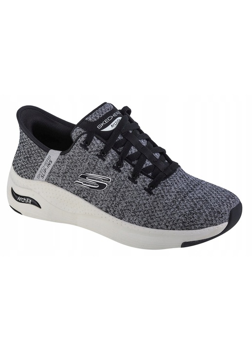 Tenisi barbati Skechers, Slip-Ins Arch Fit, gri, fabricatie confortabila
