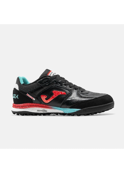 Ghete de fotbal Joma Top Flex Rebound, negru, piele, pentru gazon sintetic