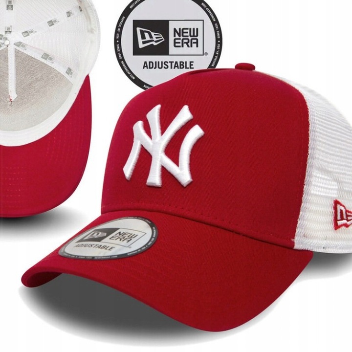 New Era New York Yankees sapka, piros/fehér, unisex, univerzális méret