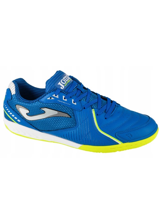 Pantofi sport barbati, Joma Dribling 25, albastru, piele sintetica, set pentru fotbal in sala, 40 EU