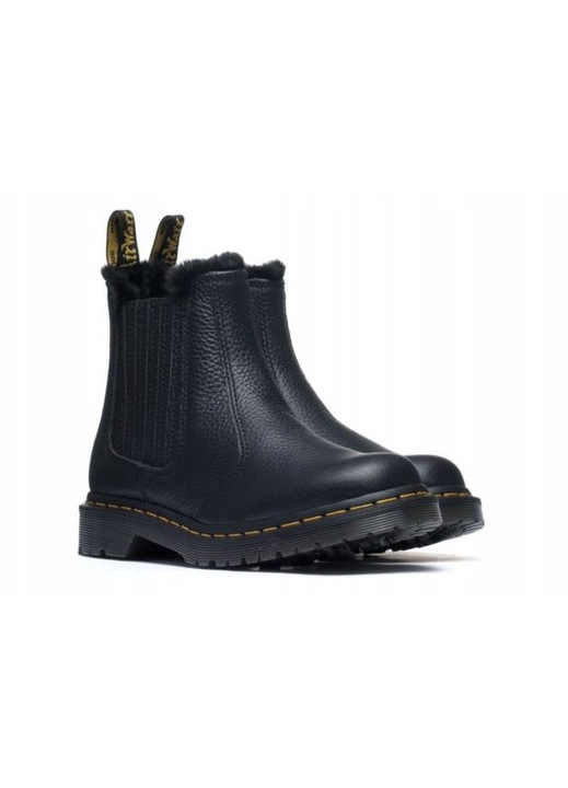 női Dr. Martens 2976 Leonore II, bőr, fekete, Fekete