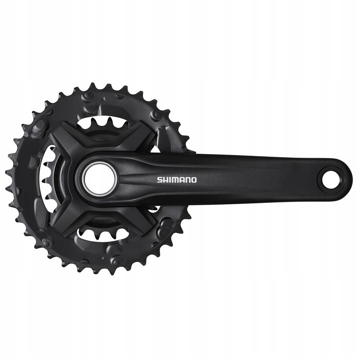 Mecanism de pedalare Shimano FC-MT210, 2 piese, 170mm, 36-22T, negru