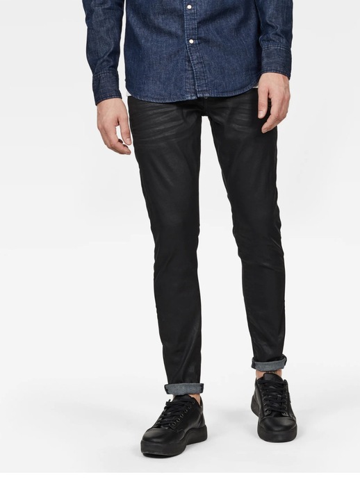 Blugi barbati, G-Star RAW, super slim fit, albastru, denim