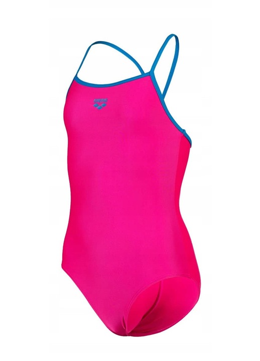 Costum de baie copii, Arena, Freak, roz-turcoaz, o singura piesa, 140 CM