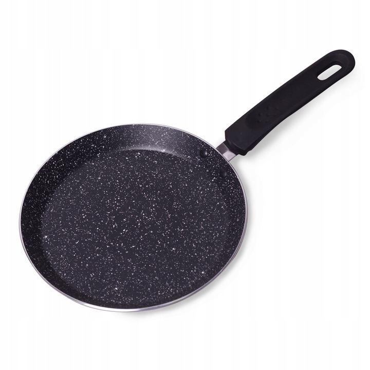Kamille márványozott serpenyő 24cm fekete indukciós gáz