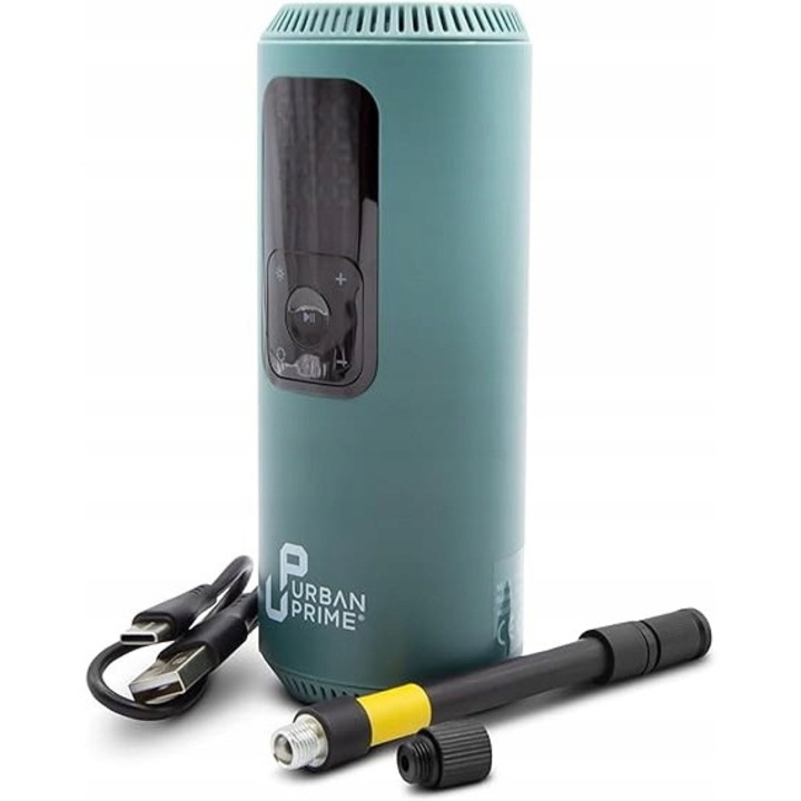 Compresor auto Urban Prime, 150 PSI, compact, cu LED, 14cm