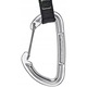 Chinga de escalada Edelrid Slash, 10 cm, 2 carabiniere, negru-verde, set de 5 bucati