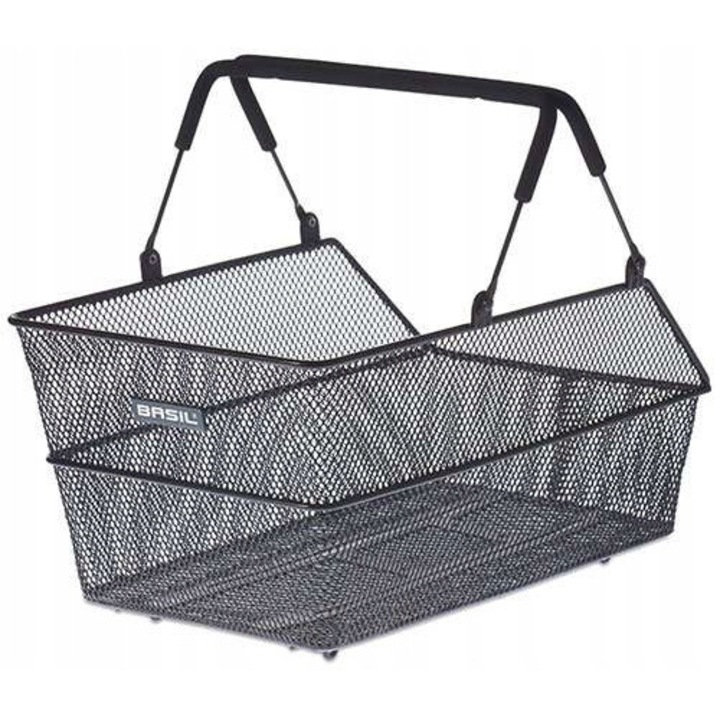 Cestino per Bicicleta Basil Cento Multi, Unisex, Negru, 45x33x24cm