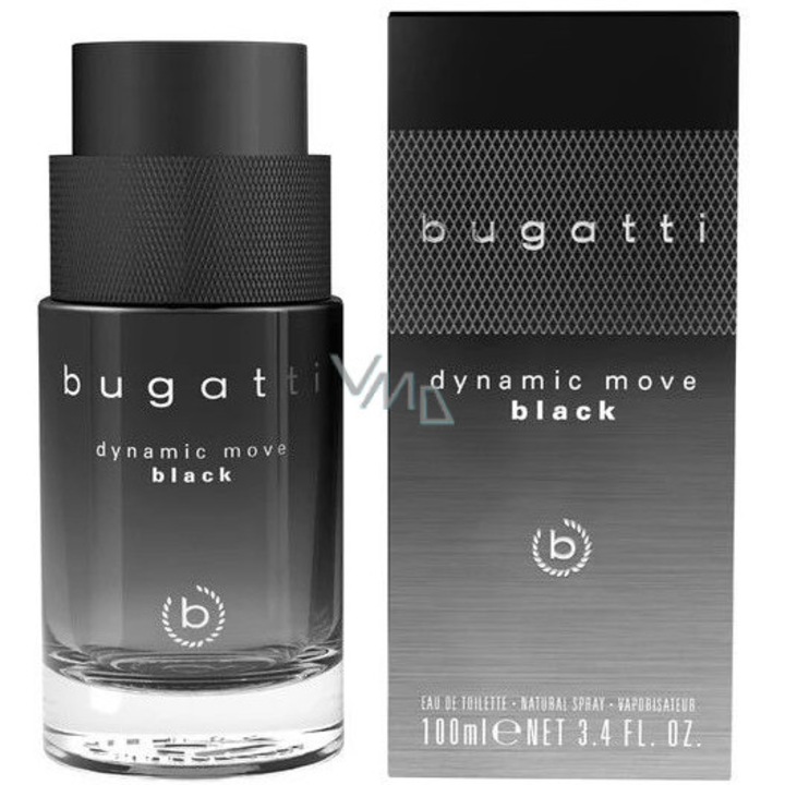 Bugatti Dynamic Move Black parfüm, 100ml, orientális-fás, férfi