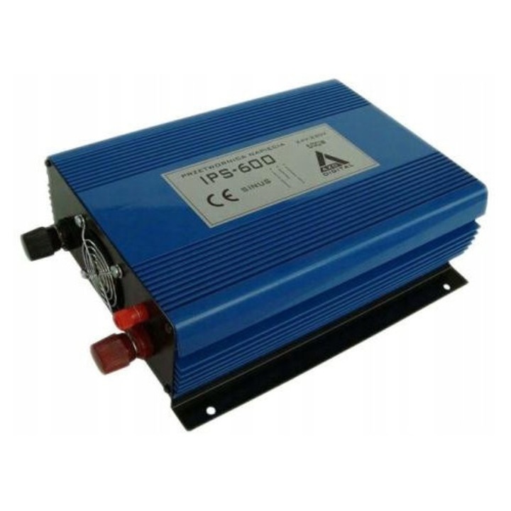 Инвертор за кола IPS 600W 24V/230V, Volt, 293x190x85mm, 600W макс., 300W продължителна