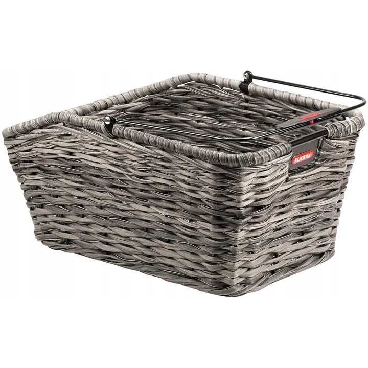 Cos bicicleta Klickfix, model 2128051910, unisex, 18 litri, negru, 44x24x20cm