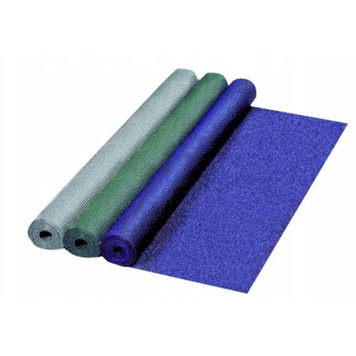 Covor Yurop Soft Brunner, 300x300cm, PVC, albastru