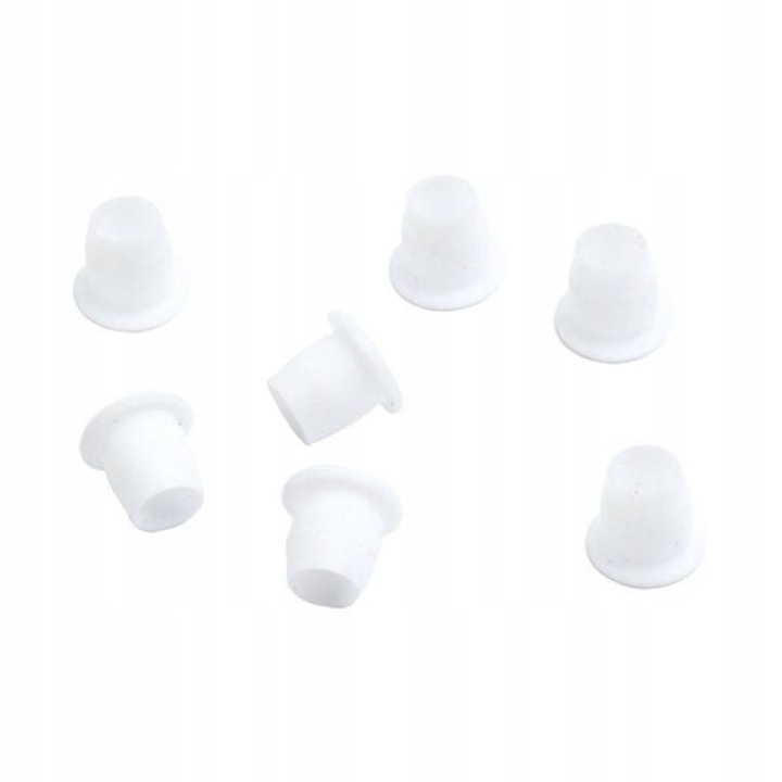 Dop de cauciuc de protectie pentru gratarele Cramer/Dometic, teflon, alb, set 4 bucati, fi 47 mm