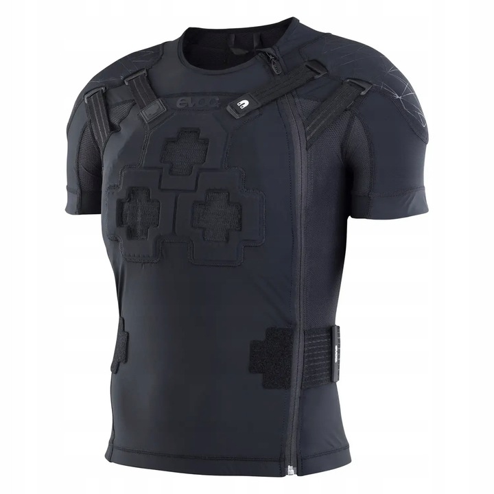 Мъжко защитно яке Evoc Protector Jacket Pro, черно, M, със защита LITESHIELD PLUS и регулиране AIROFLEX
